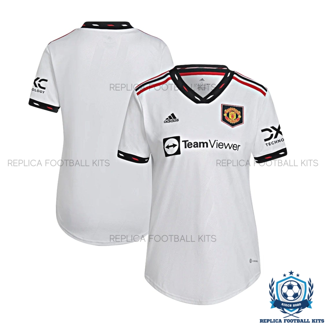 Man Utd Away Women Shirt - Front View