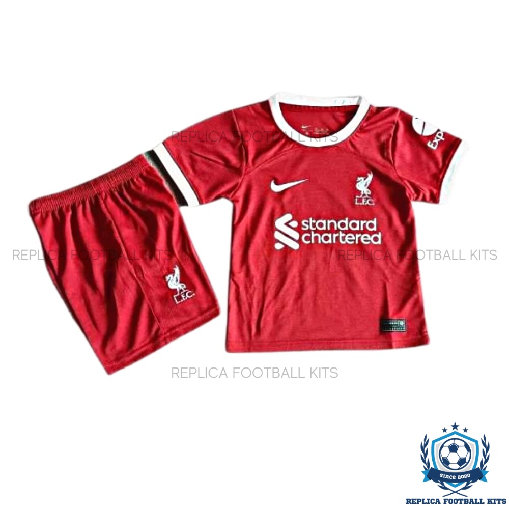 Liverpool Home Kids Replica Kit - Front View