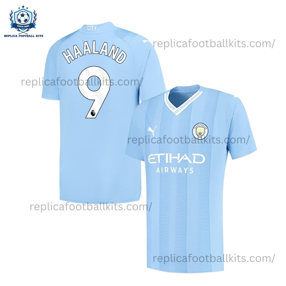 Manchester City Haaland 9 Home Men Replica Shirt