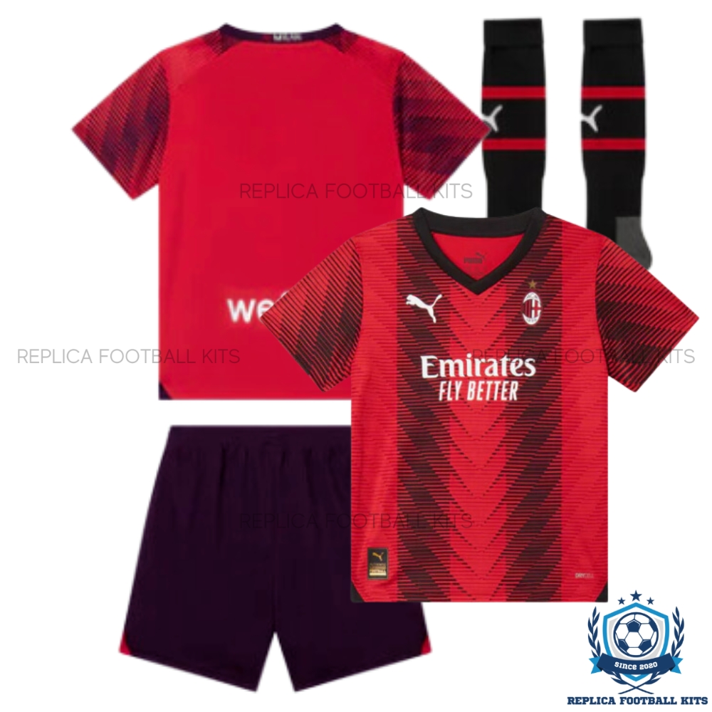 AC Milan Home Kids Replica Kit