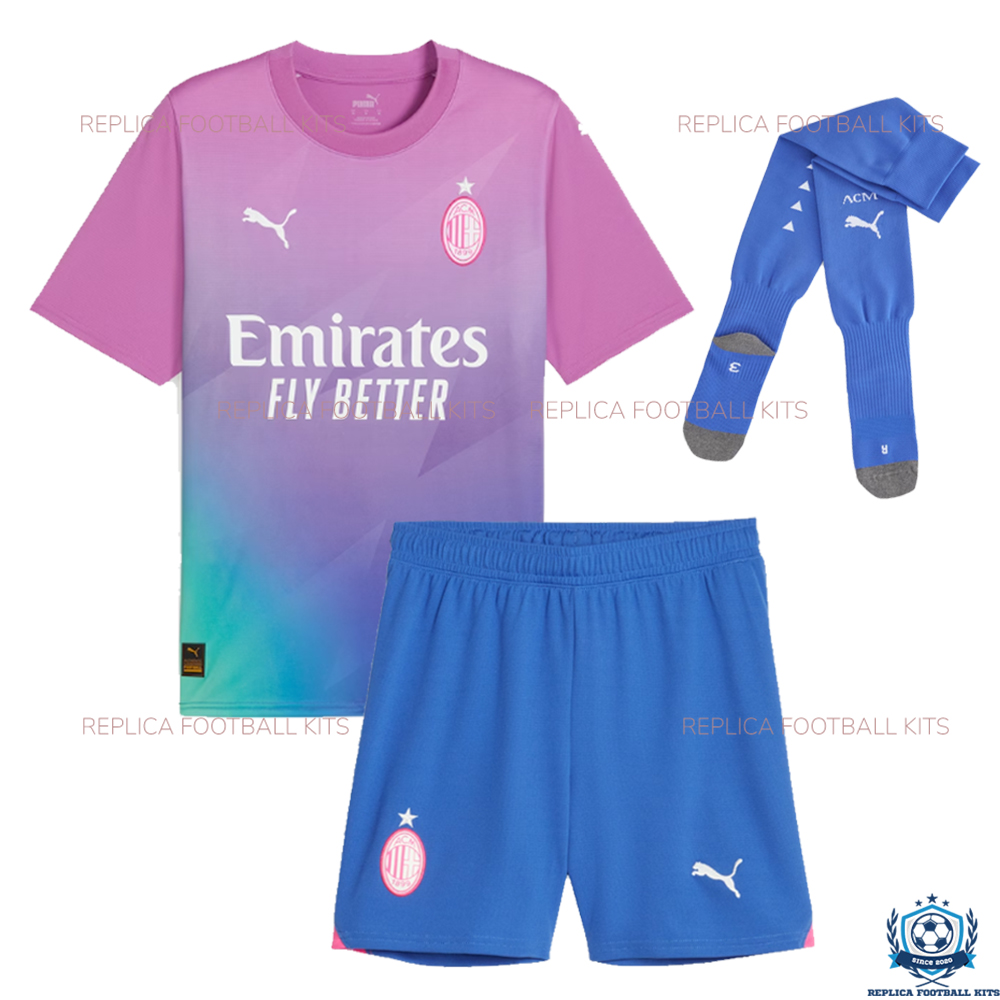 AC Milan Third Kids Replica Kit