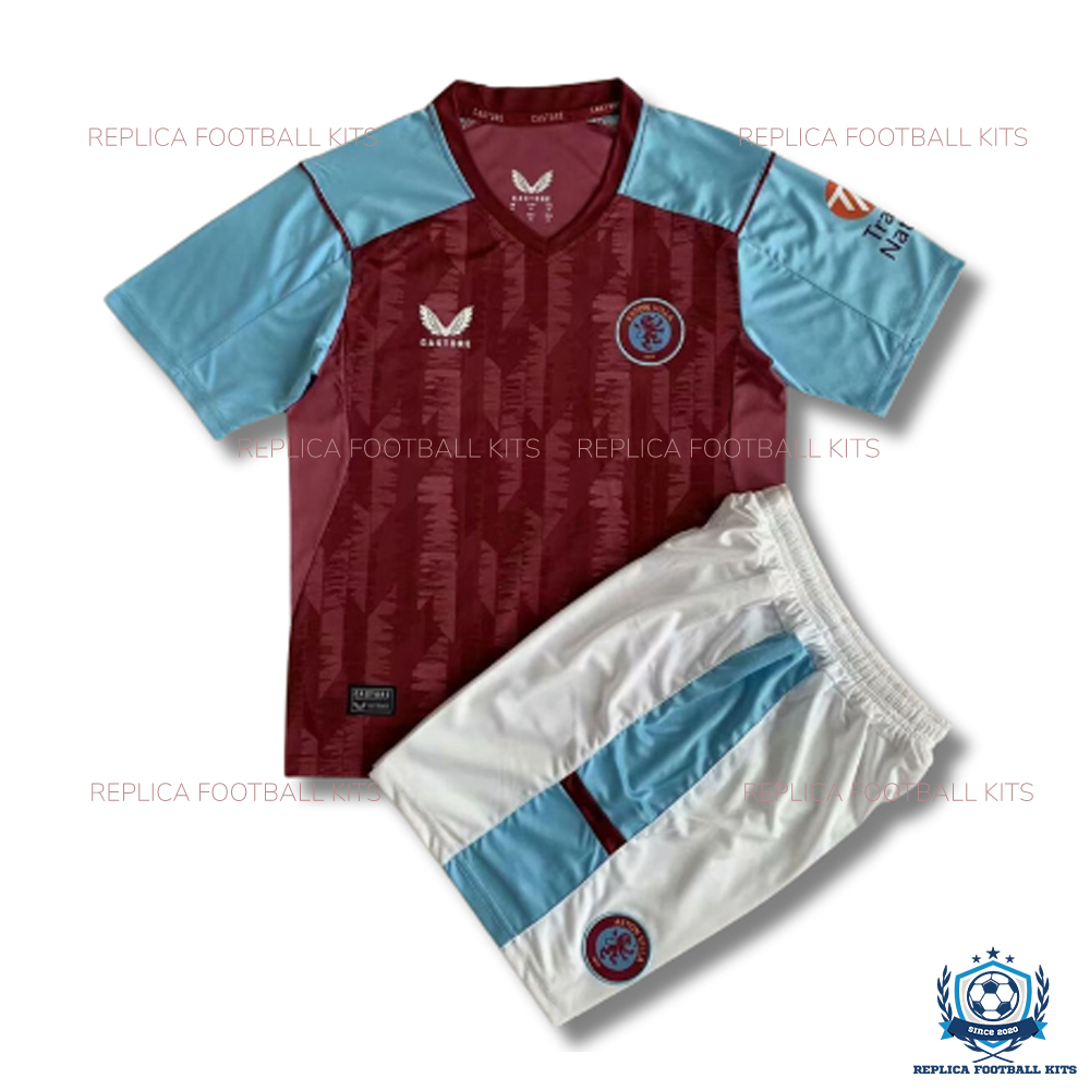 Aston Villa Home Kids Replica Football Kits 23/24