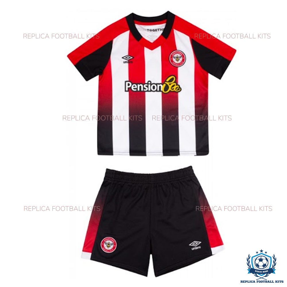 Brentford Home Kids Replica Football Kits 23/24