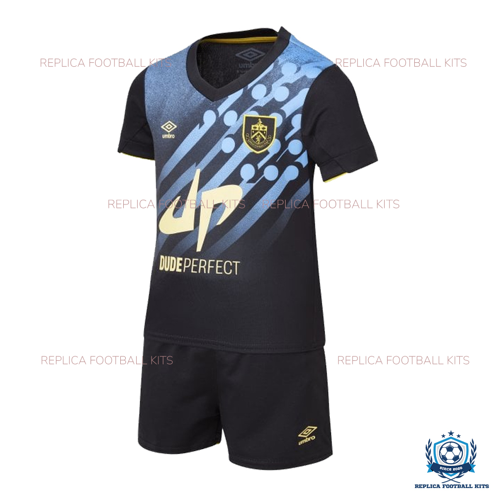 Burnley Third Kid Replica Football Kit 23/24