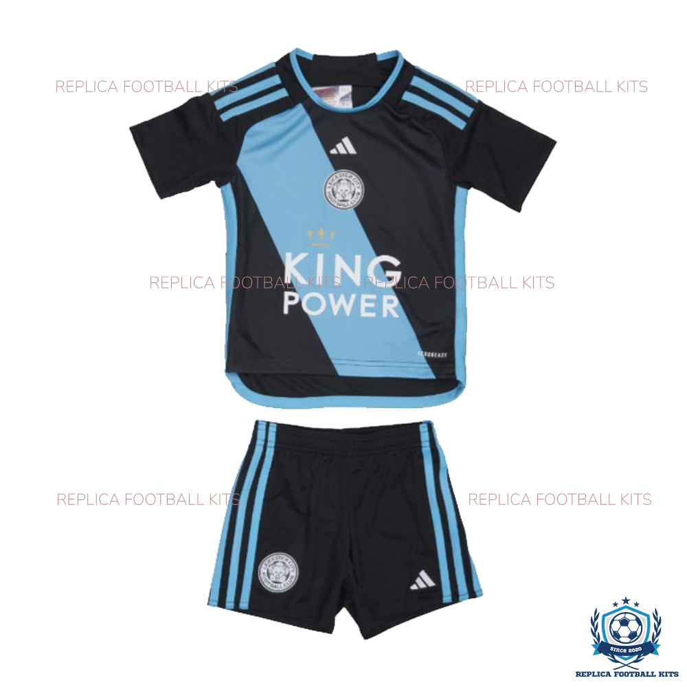 Leicester City Away Kid Replica Kit