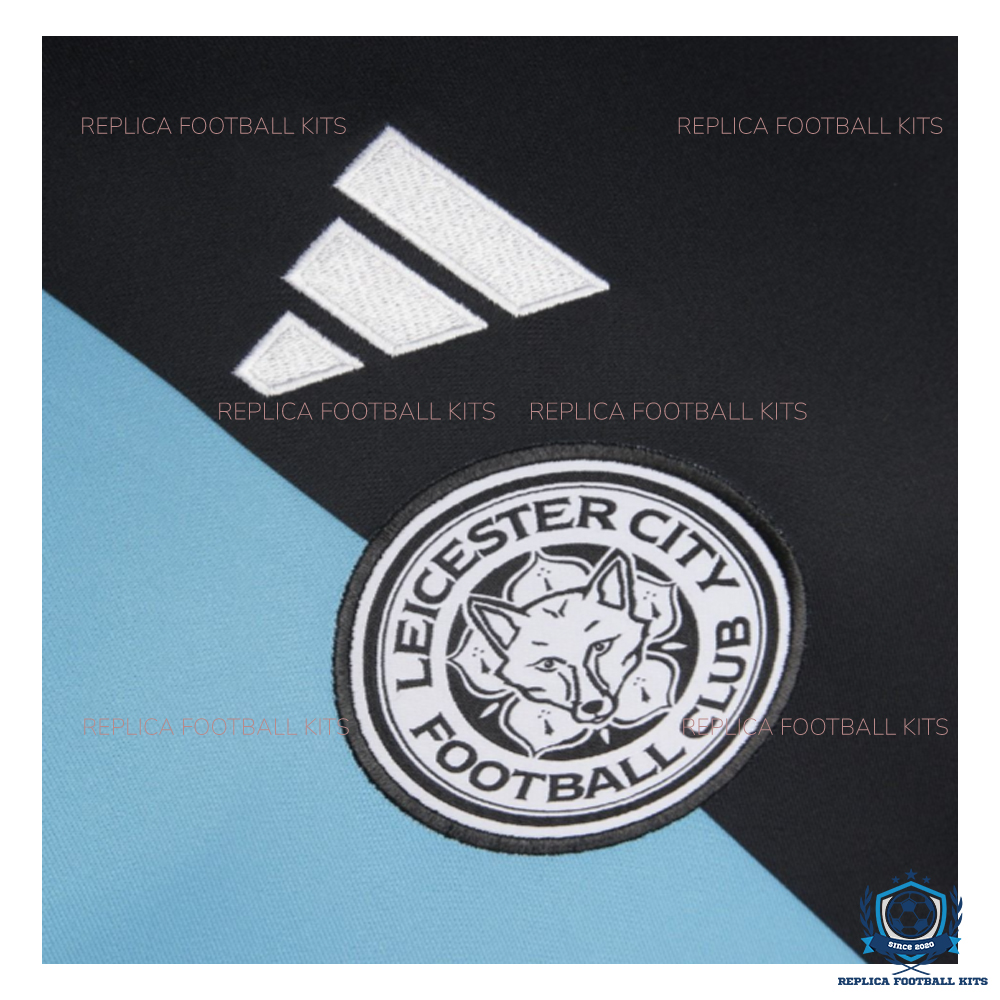 Leicester City Away Adult Replica Kit - Close-up View