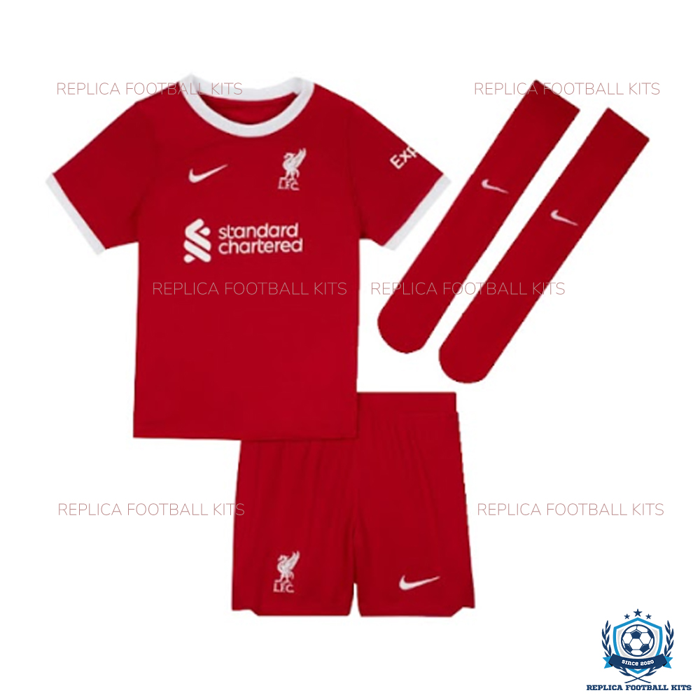 Liverpool Home Kid Replica Kit 23/24
