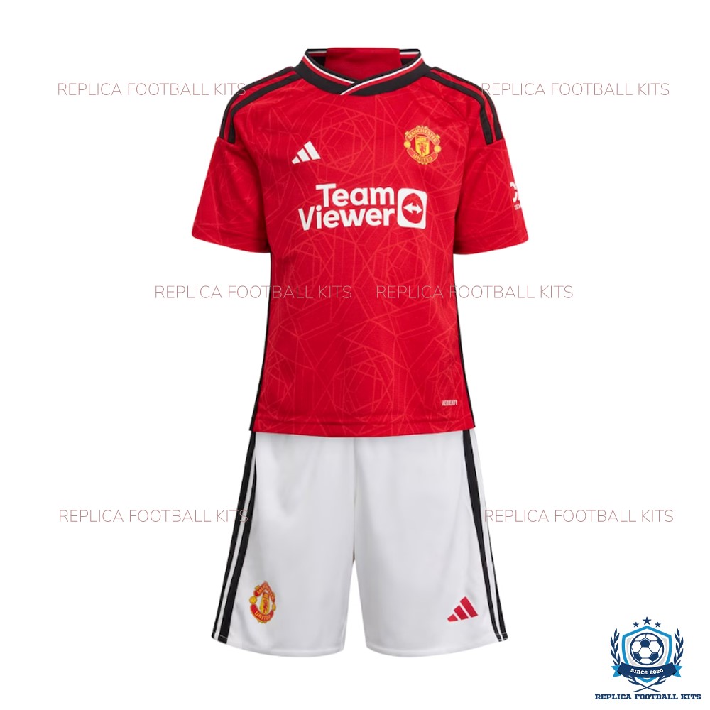 Man Utd Home Kid Replica Kit GARNACHO 17