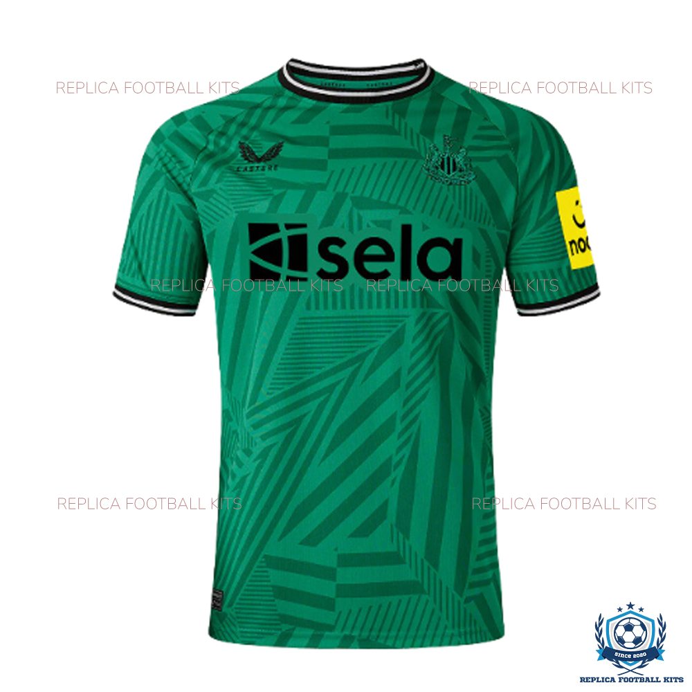 Newcastle Away Replica Football Shirt - Front View