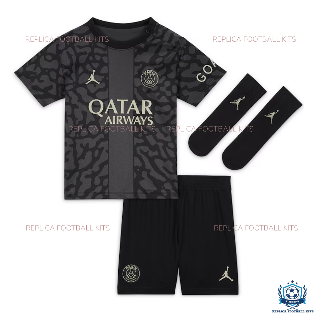 PSG Third Kids Replica Football Kit