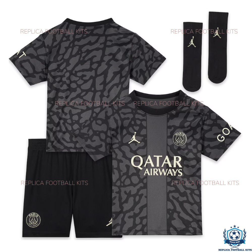 PSG Third Kids Replica Football Kit