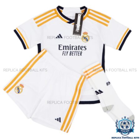 Real Madrid Home Kids Replica Kit