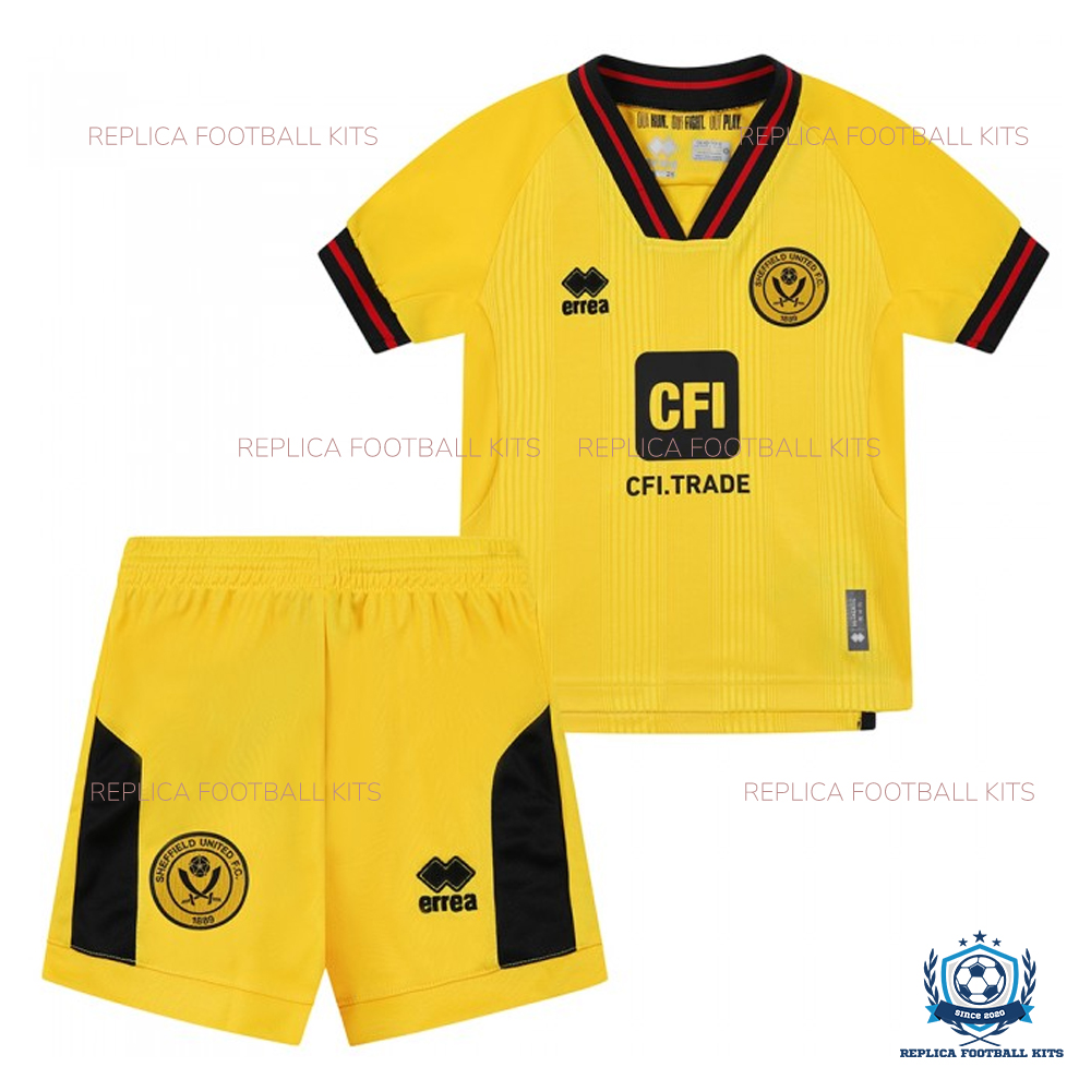 Sheffield United Away Kid Replica Kit