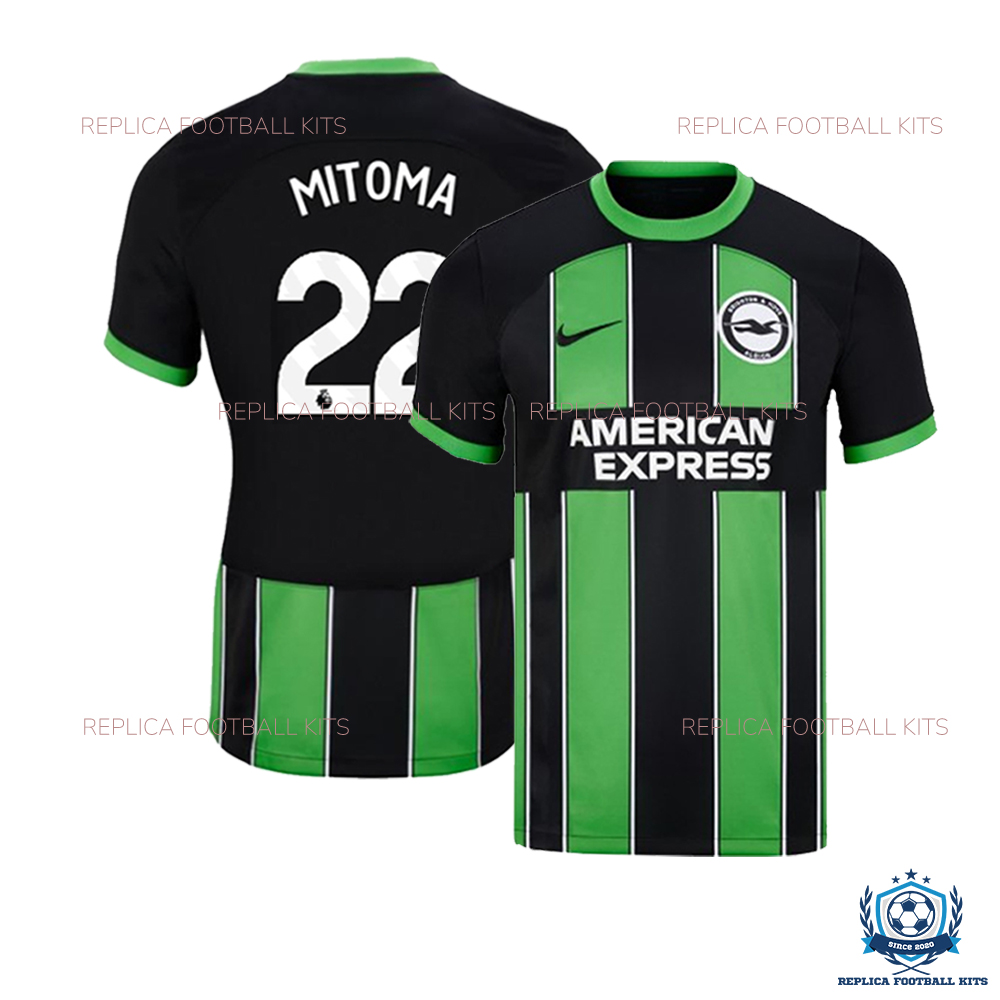 Brighton Away Men Replica Shirt 23/24 Mitoma 22