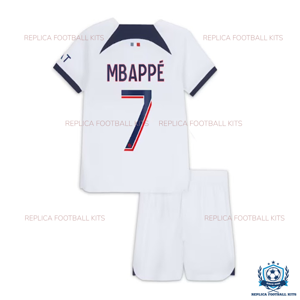 PSG Away Kids Replica Kit MBAPPÉ 7