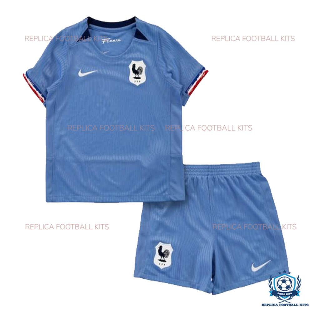 France Home Kid Replica Kits 2023