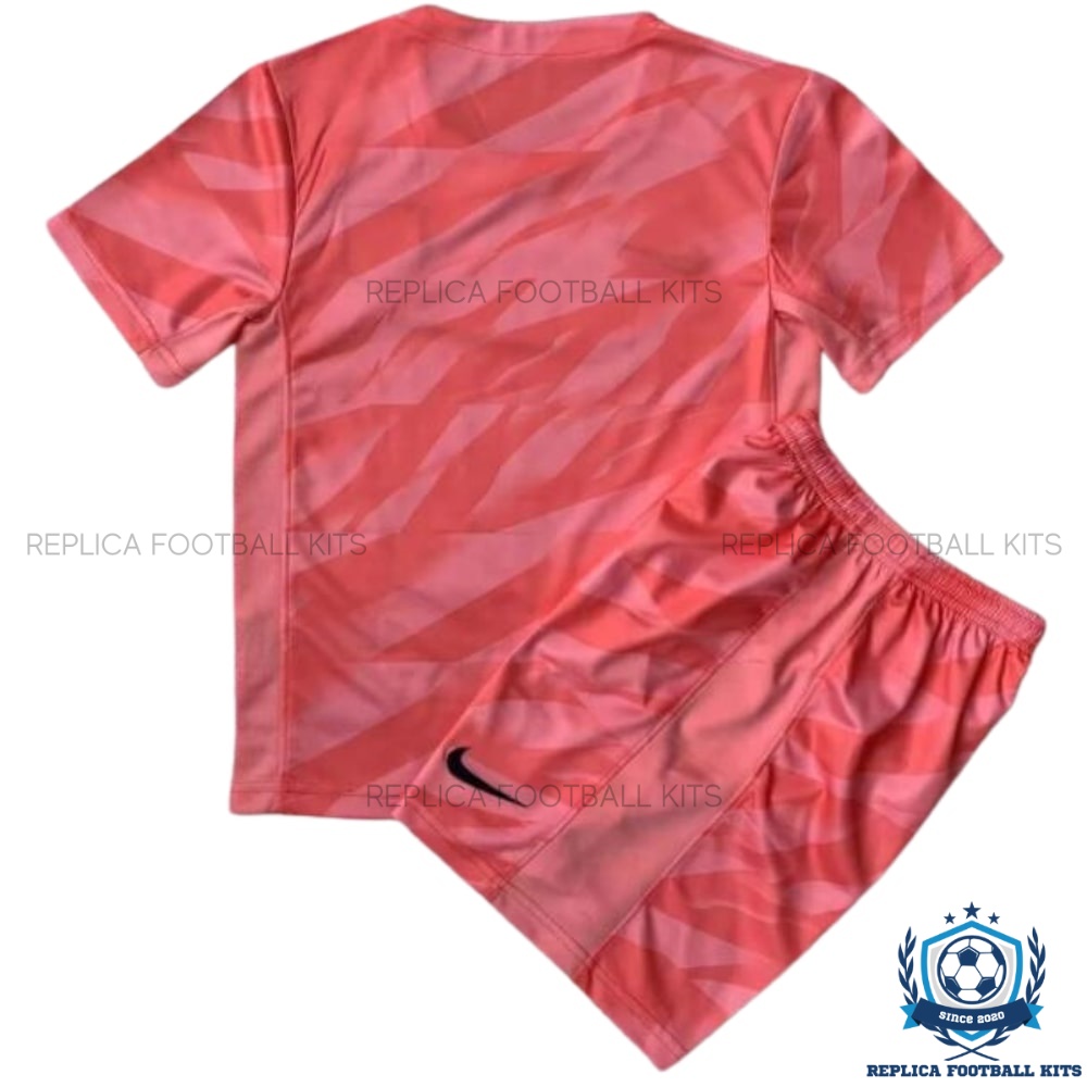 England Goalkeeper Pink Kids Replica Kit 2023