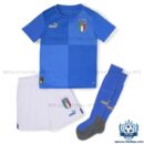 Italy Home World Cup Kids Replica Kit 2022 - Front View