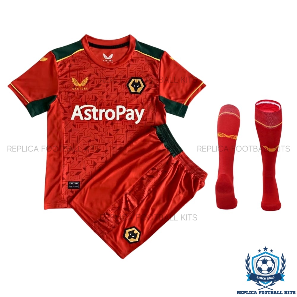 Wolves Away Kid Replica Kit