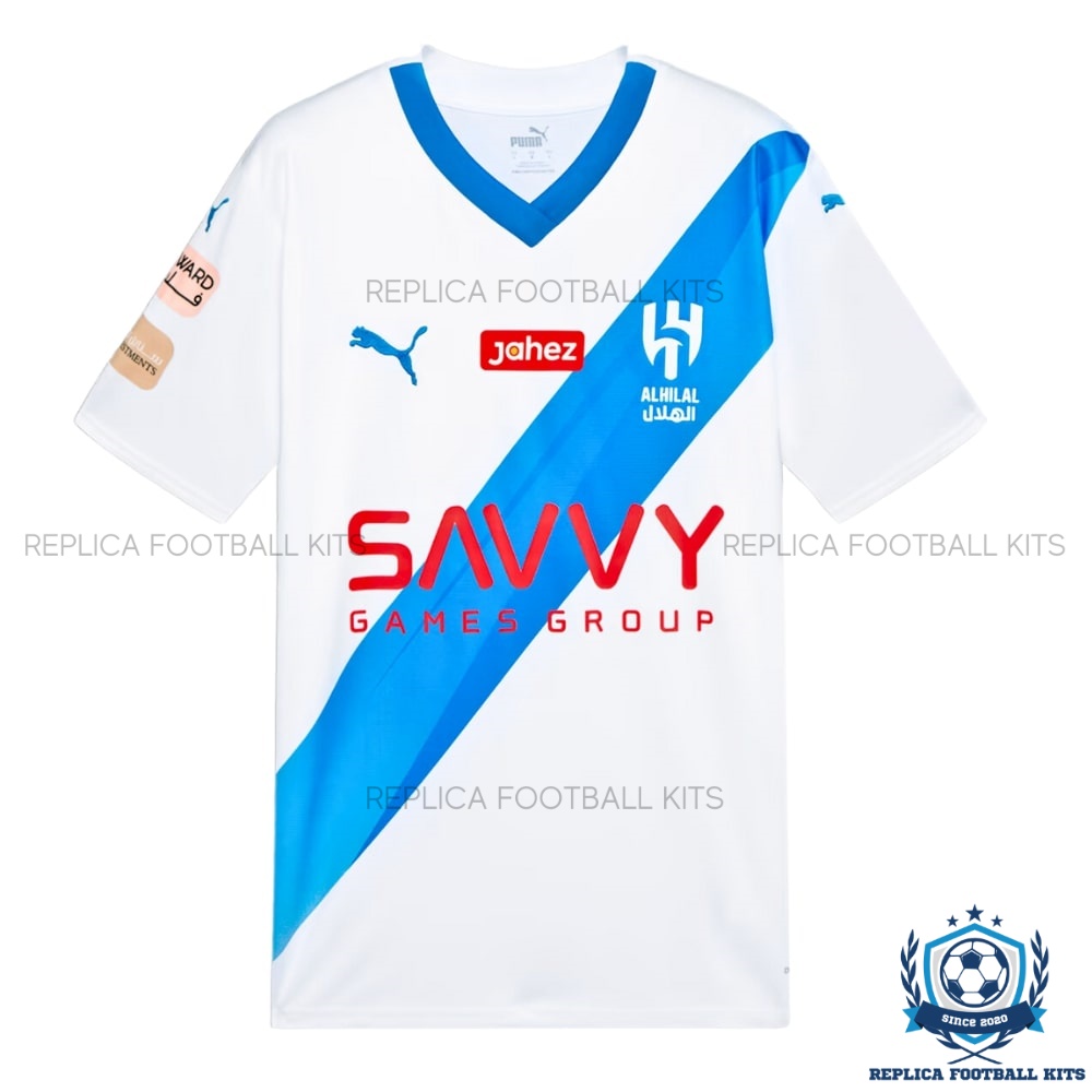 Al Hilal Away Kid Kit 23-24 Neymer 10_Replica Football Kits