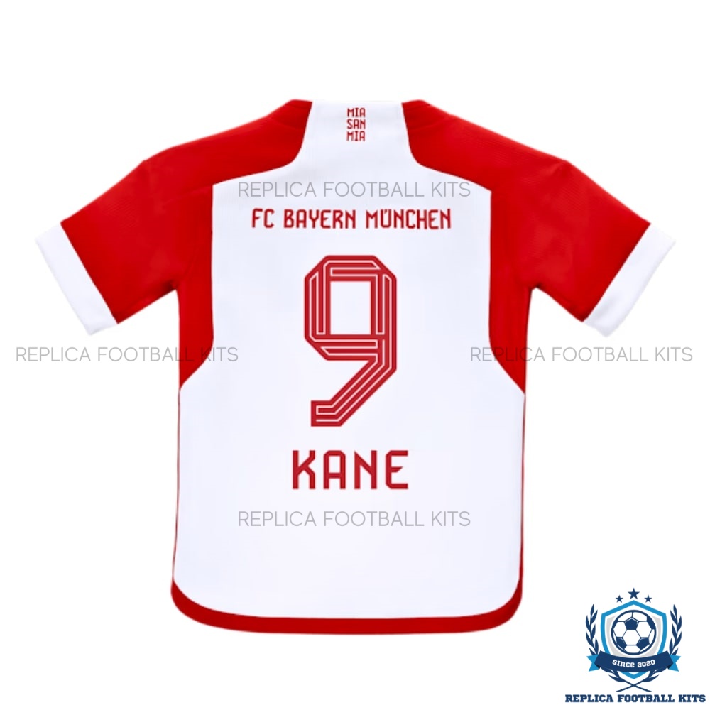 Bayern Munich Kane 9 Home Kids Football Kit 23 24_Replica Football Kits