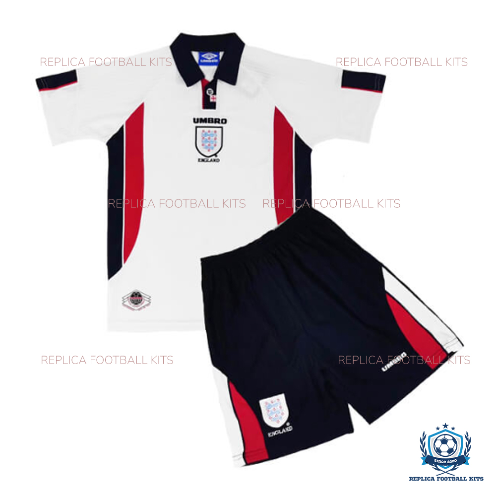 England Home Kid Replica Kit 1998