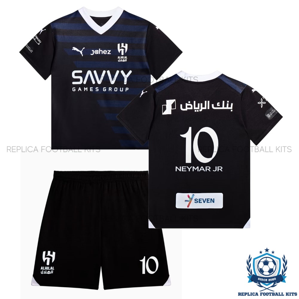 Al Hilal Neymar 10 Third Kid Football Kit 23 24