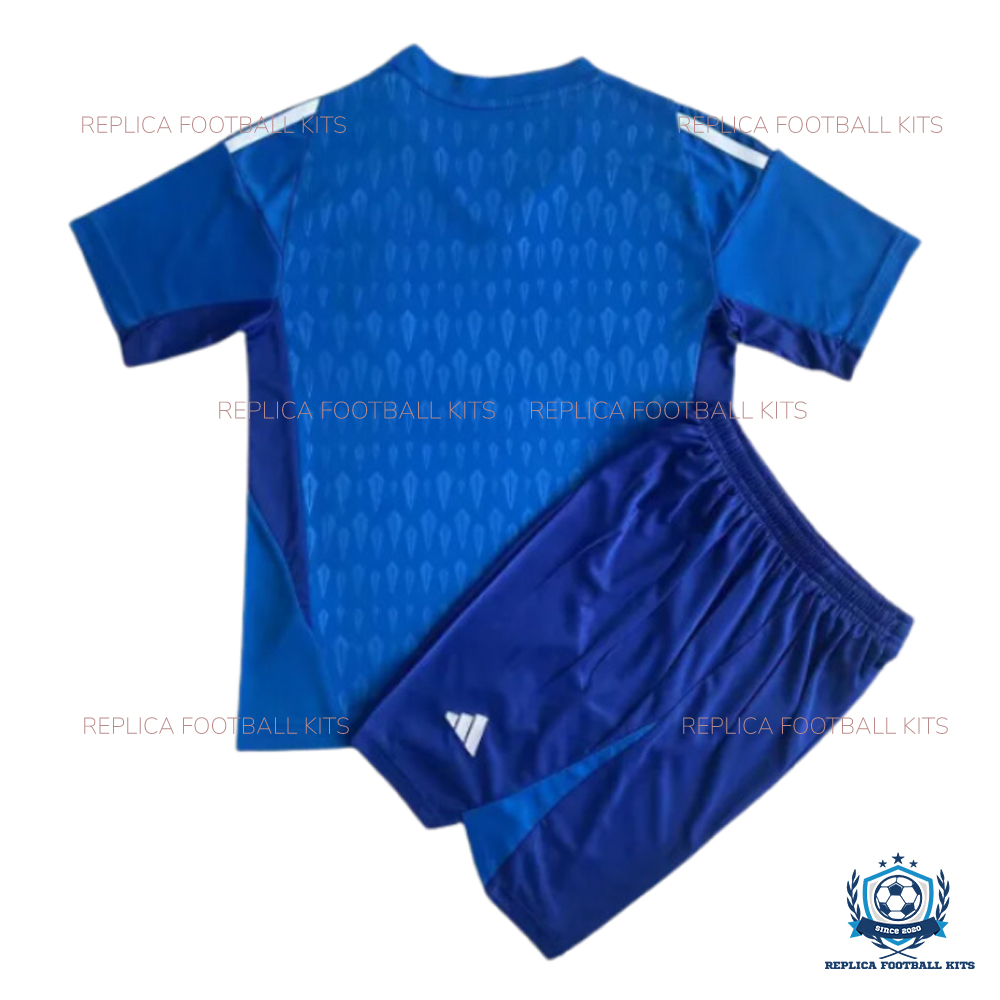 Argentina Black Goalkeeper Kid Replica Kit