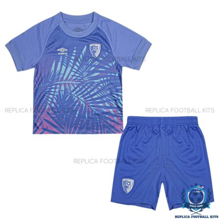 Bournemouth Away Kids 22 23 Kids Football Kit - front