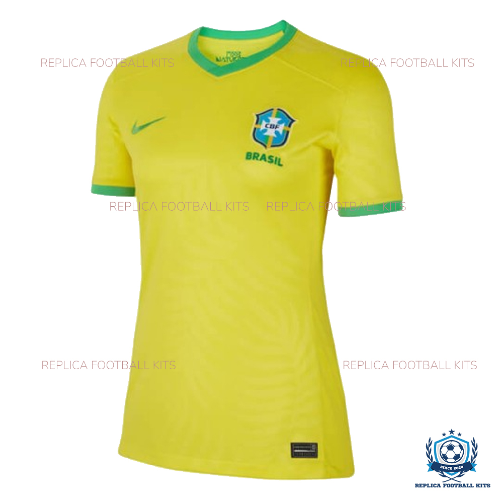 Brazil Home Women Replica Football Shirt 2023