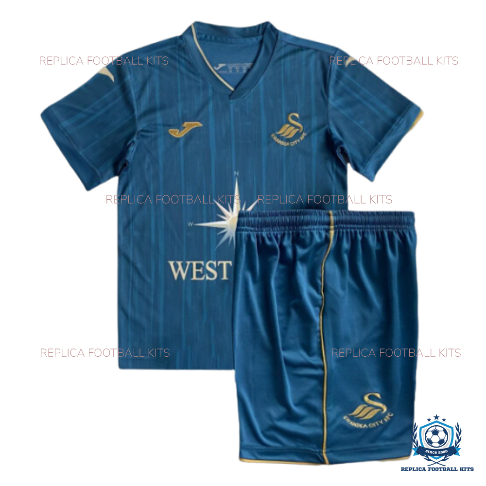 Swansea City Away Kid Replica Kit