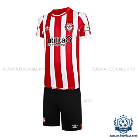 Brentford Home Kids Replica Football Kit 2022/23