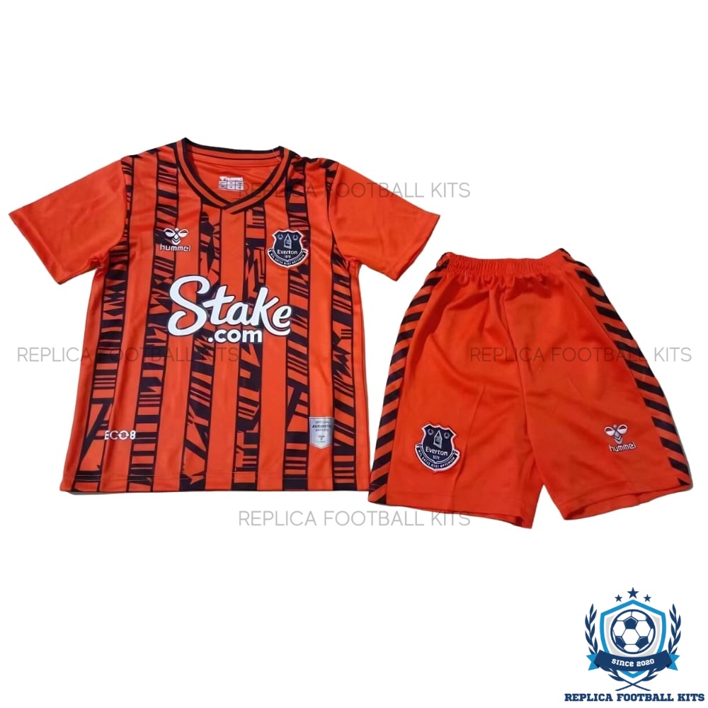 Everton Away Kid Replica Football Kit