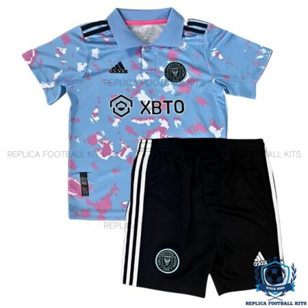 Inter Miami Training Blue Kid Replica Kit