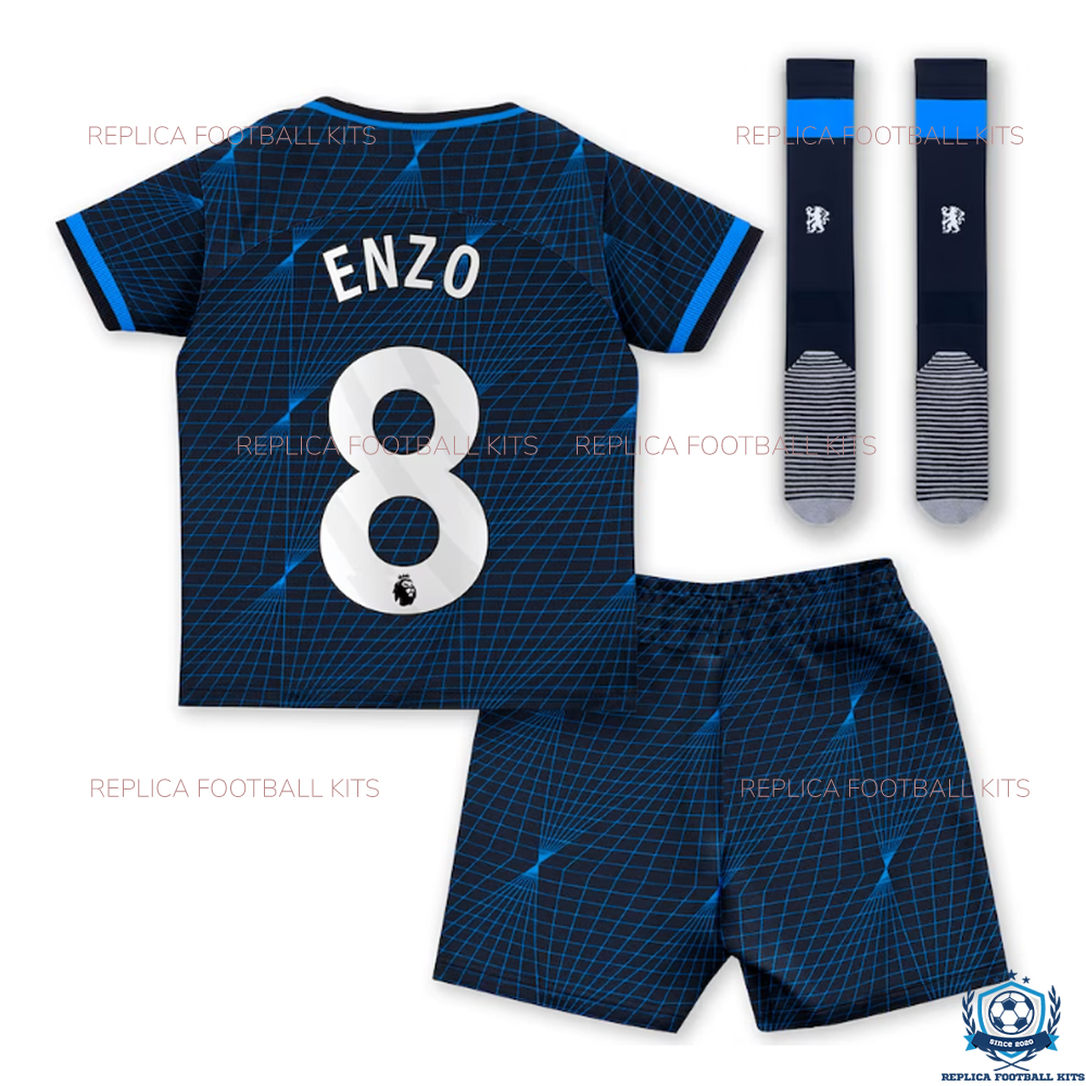 Chelsea Away Kid Replica Kits 23/24 Enzo 8