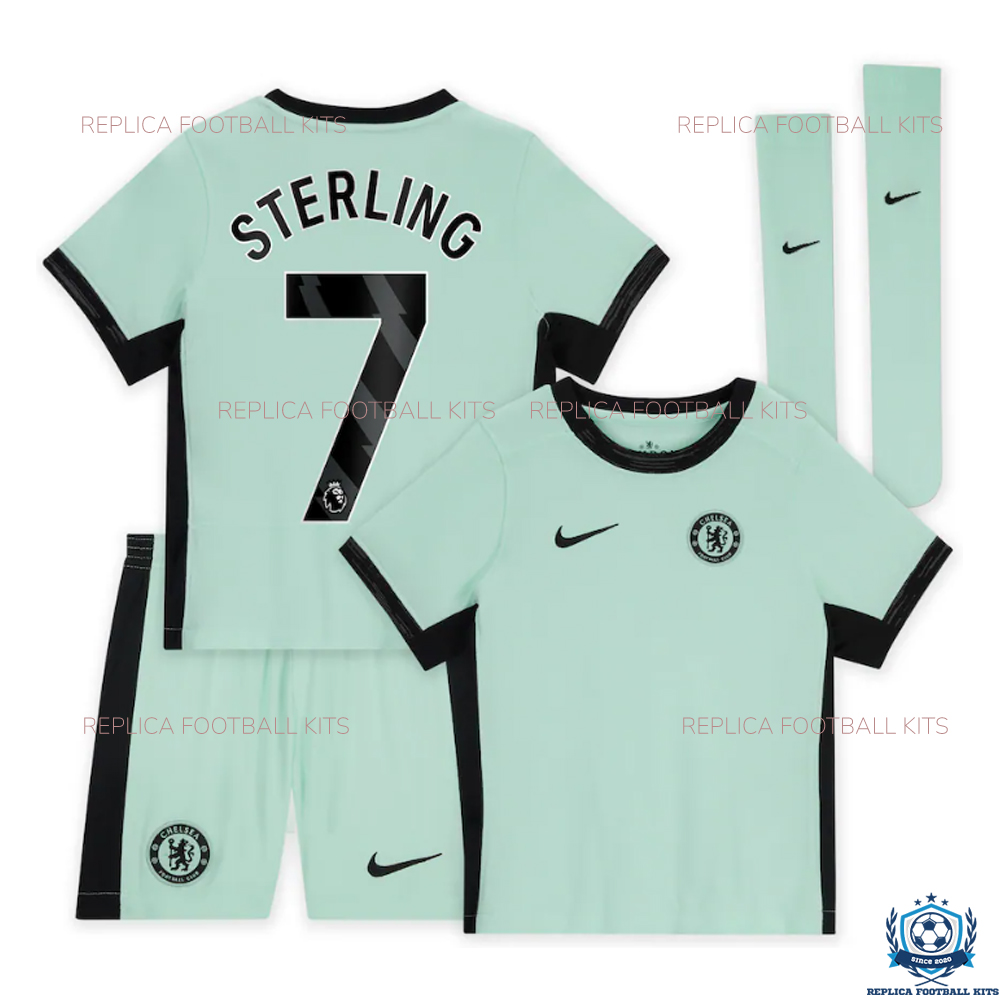 Chelsea Third Kid Replica Kits 23/24 Sterling 7