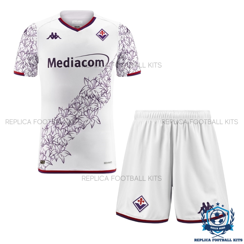 Fiorentina Away Kids Football Kit 23 24