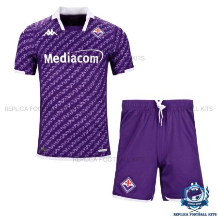 Fiorentina Home Kids Football Kit 23 24