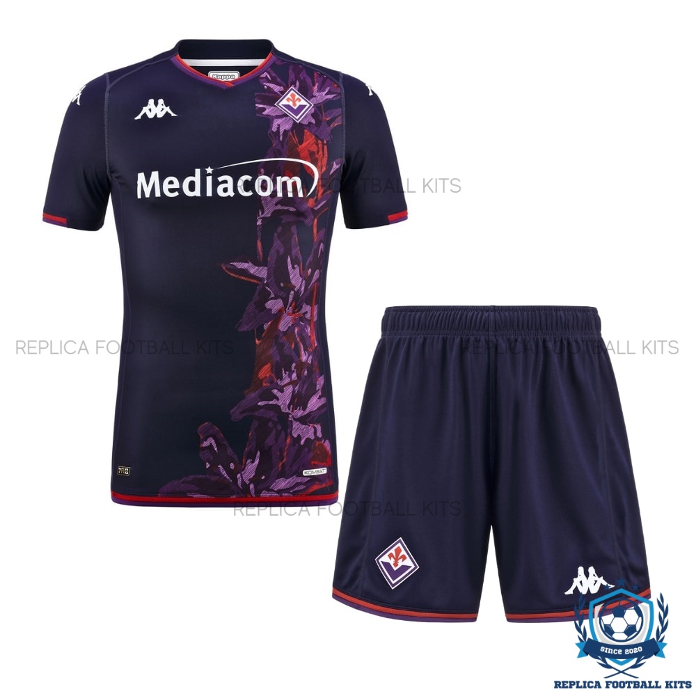 Fiorentina Third Kids Football Kit 23 24