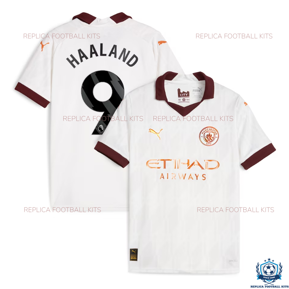 Manchester City Away Replica Shirt Haaland 9