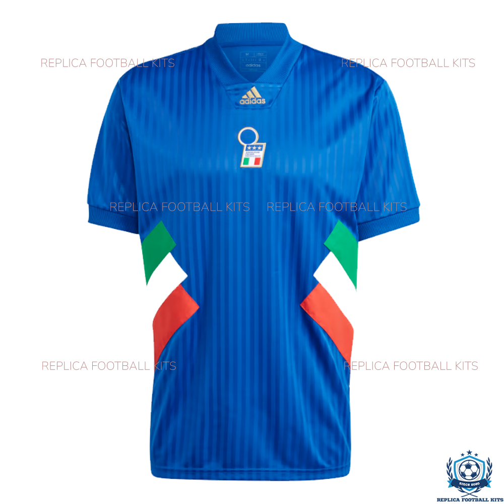 Italy Icon Men Replica Football Shirt - Front View