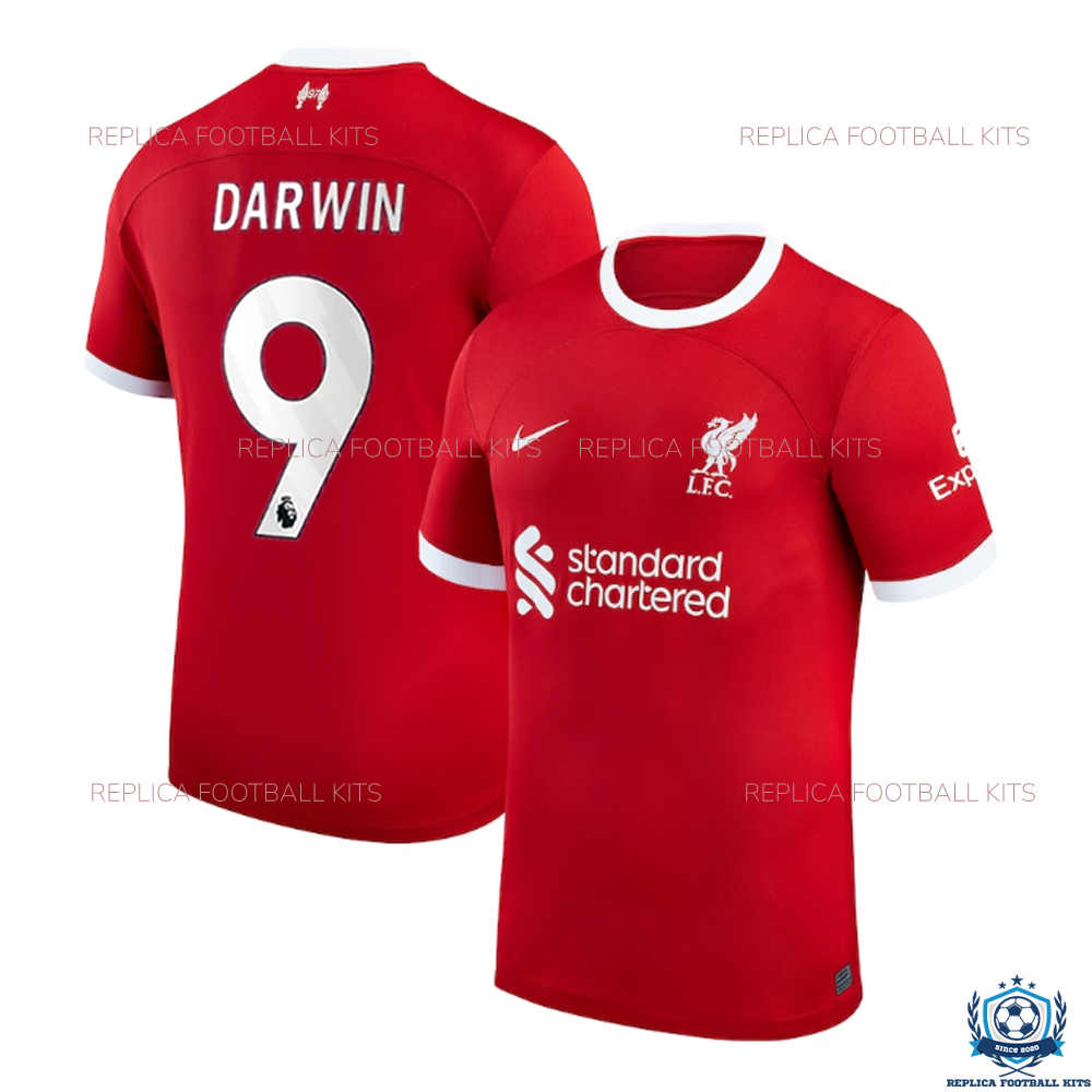 Liverpool Home Men Replica Shirt 23/24 Darwin 9