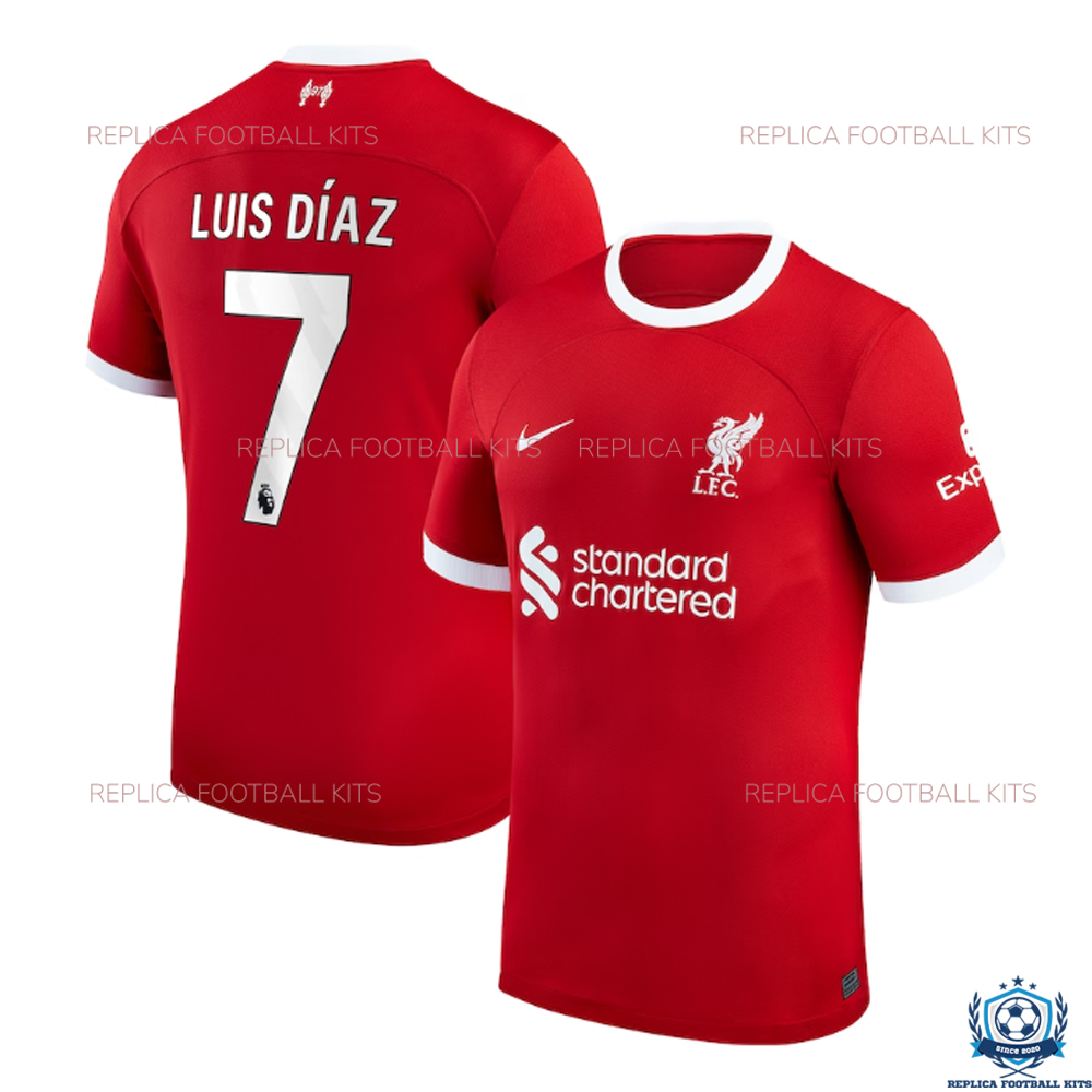 Liverpool Home Replica Shirt Luis Díaz 7