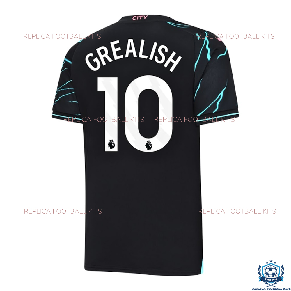 Man City Third Replica Shirt GREALISH 10 | Same as Official Ones