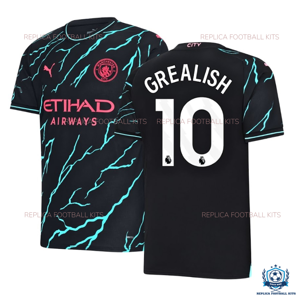 Man City Third Replica Shirt GREALISH 10