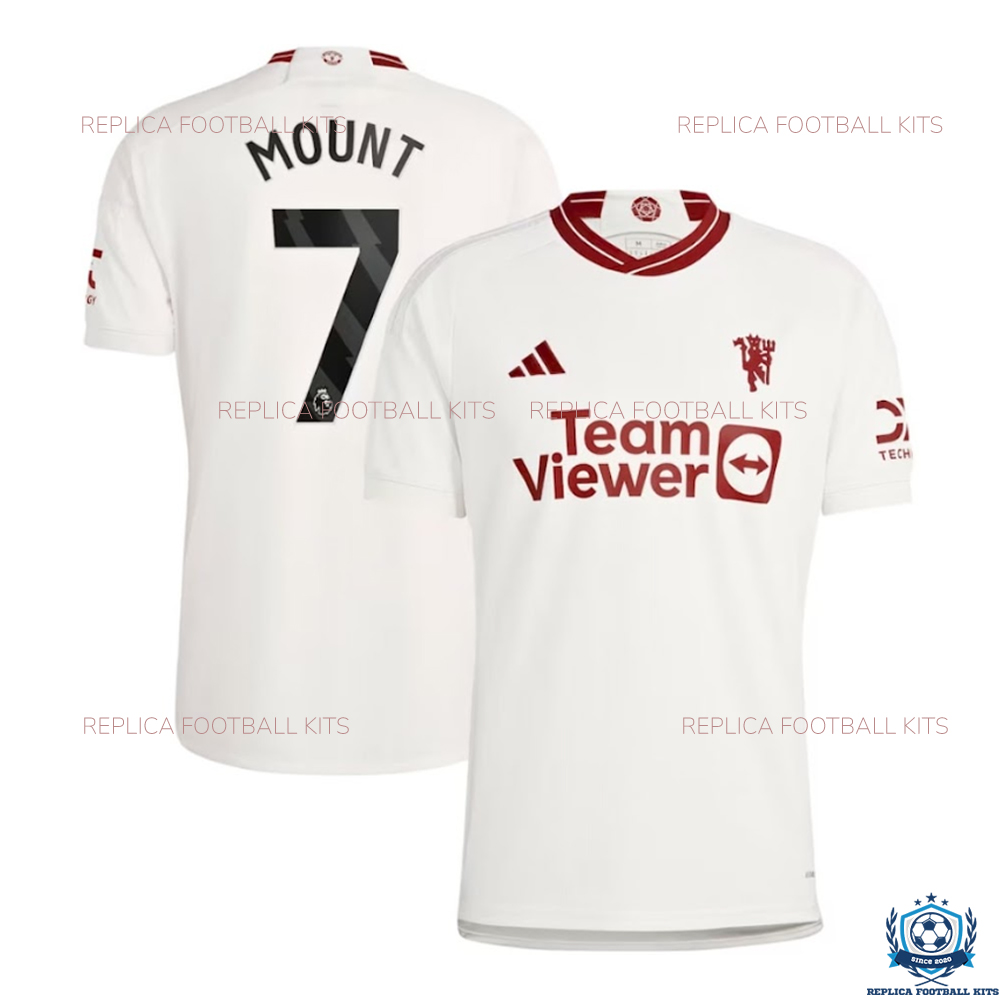 Man Utd Third Replica Shirt MOUNT 7 - Front View