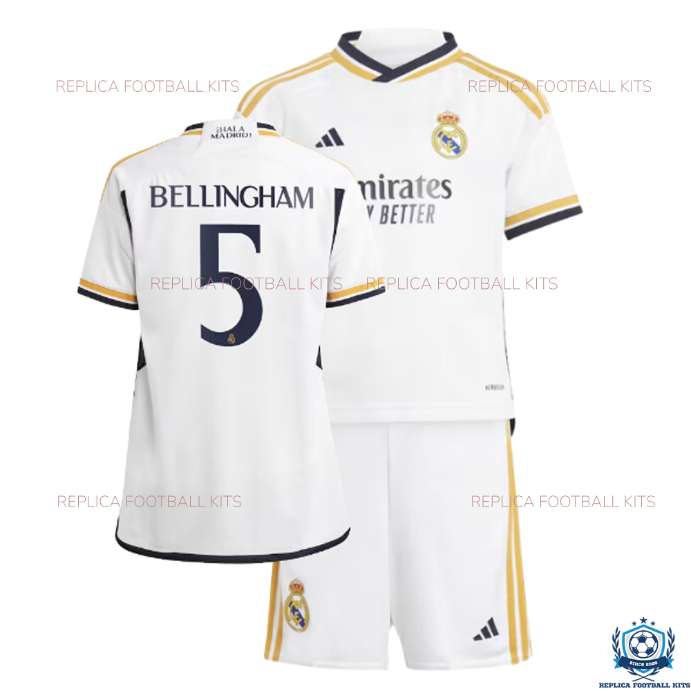 Real Madrid Home Replica Kit Bellingham 5