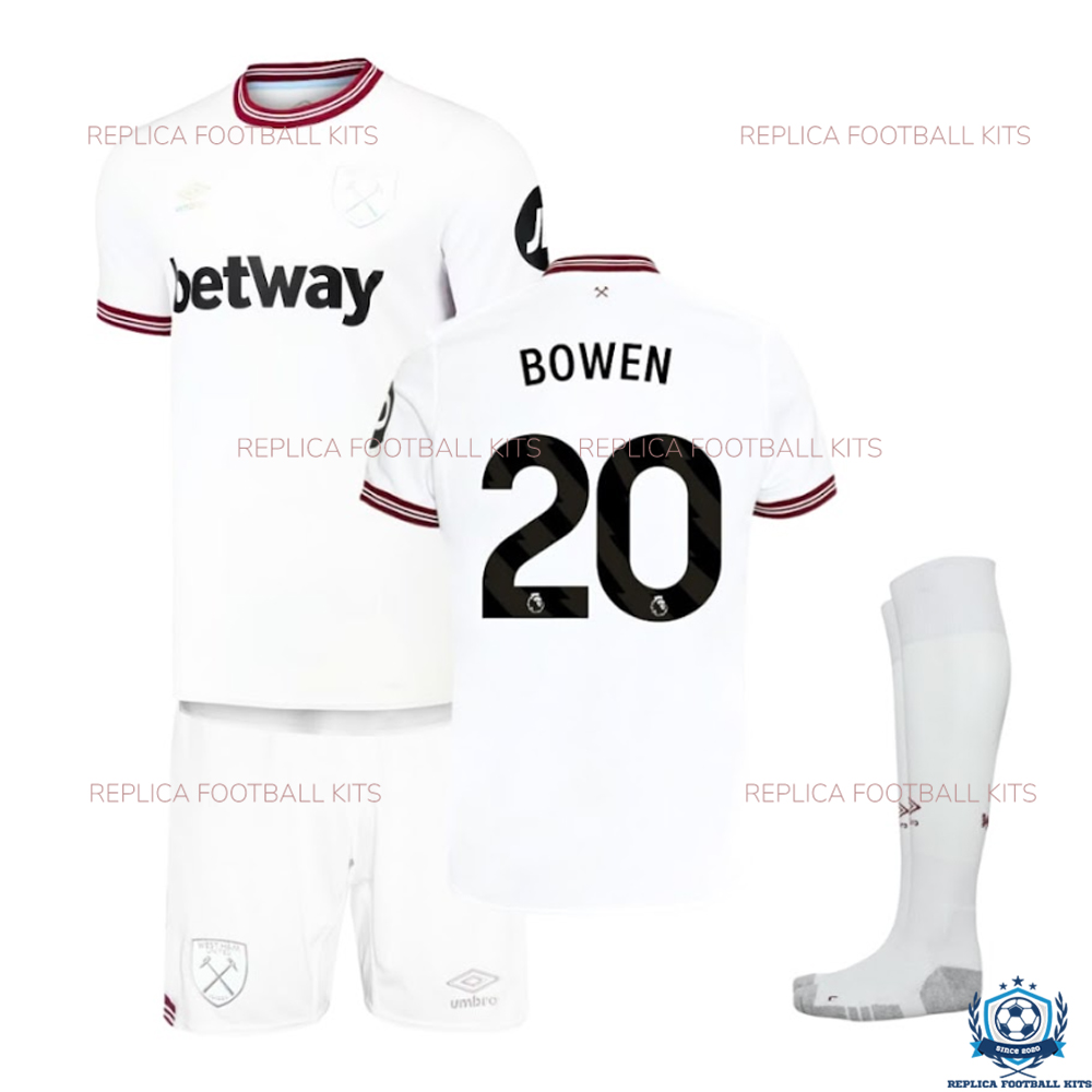 West Ham Away Replica Kit Bowen 20