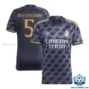 Real Madrid Away Men Replica Football Shirt 2023/24 BELLINGHAM 5 Printed - Over view