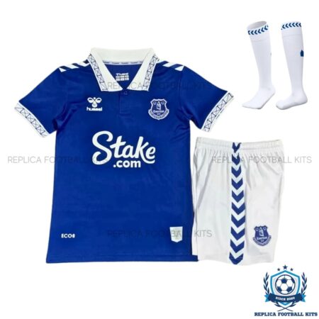 Everton Home Kid Replica Football Kit 23/24